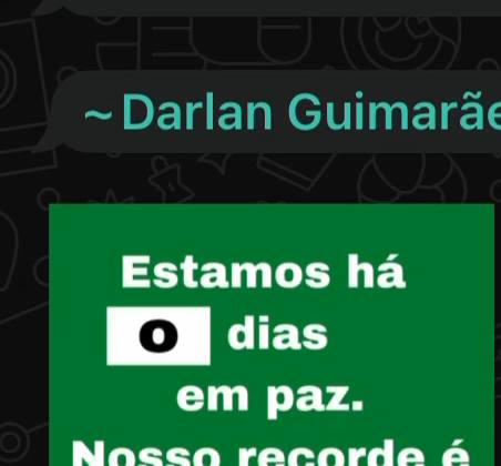 Boletim de paz — 0 dias
